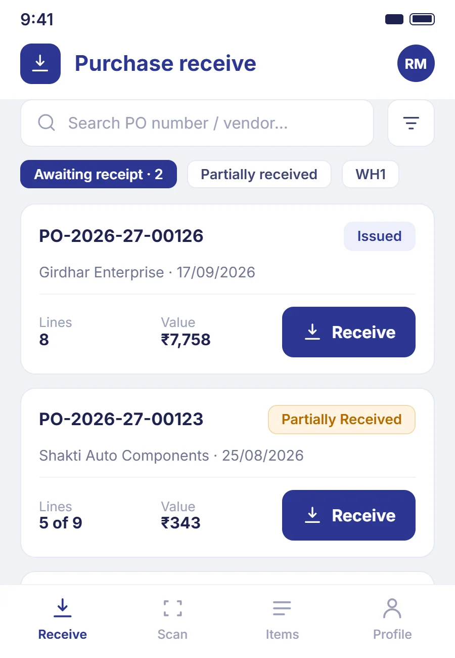 vendor performance metrics dashboard